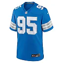 Zennovawear Men's Detroit Lions Mathieu Betts Blue Game Jersey