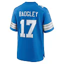Zennovawear Men's Detroit Lions Michael Badgley Blue Team Game Jersey