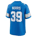 Zennovawear Men's Detroit Lions Morice Norris Blue Game Jersey