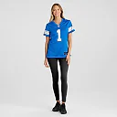 Zennovawear Men's Detroit Lions Number 1 Mom Blue Game Jersey
