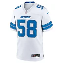 Zennovawear Men's Detroit Lions Penei Sewell White Game Jersey