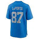 Zennovawear Men's Detroit Lions Sam LaPorta Blue Alternate Game Jersey