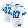 Zennovawear Men's Detroit Lions Sam LaPorta White White Game Jersey