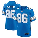 Zennovawear Men's Detroit Lions Sean McKeon Blue Game Jersey