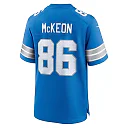 Zennovawear Men's Detroit Lions Sean McKeon Blue Game Jersey