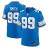 Zennovawear Men's Detroit Lions Za'Darius Smith Blue Team Game Jersey