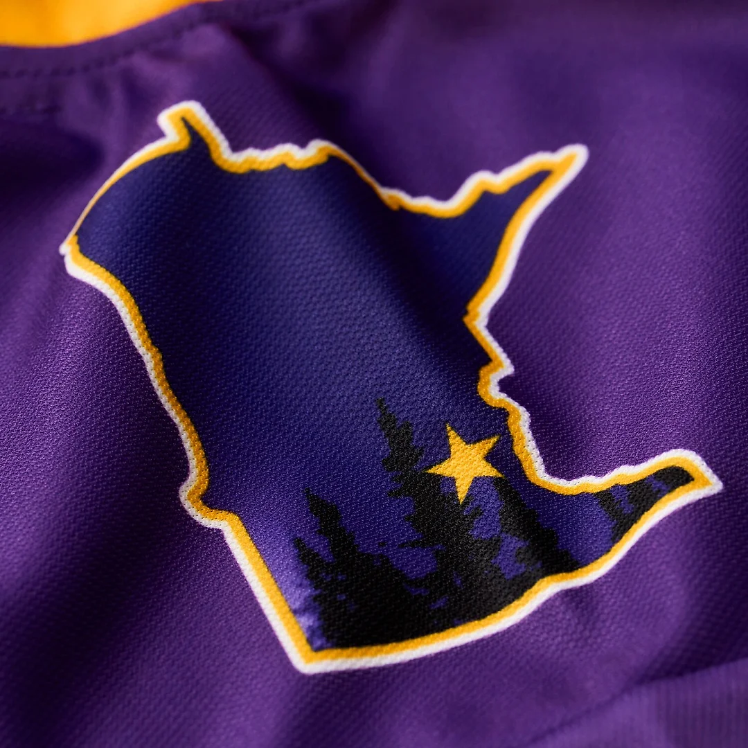 Zennovawear Justin Jefferson Minnesota Vikings Hockey Jersey - Purple