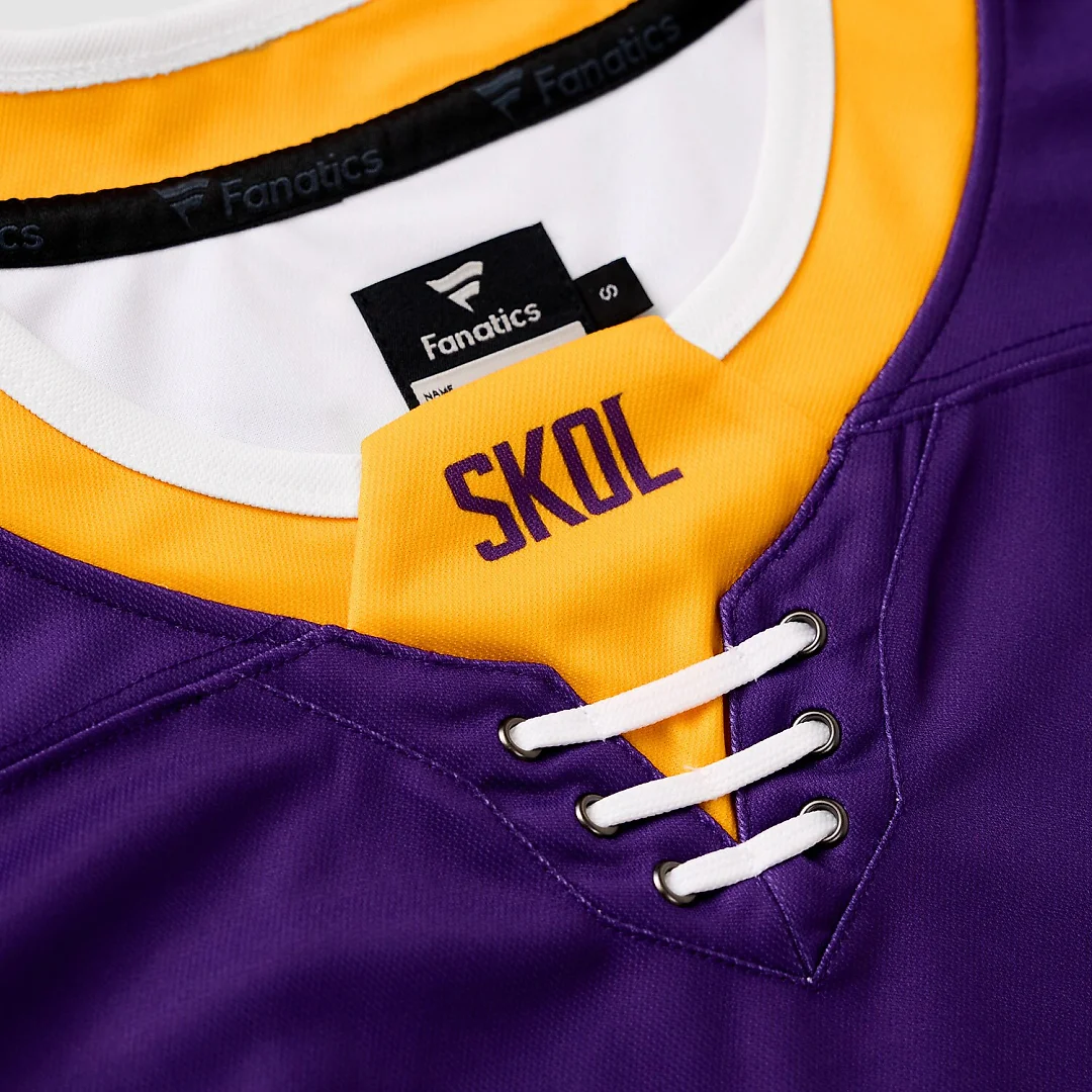 Zennovawear Justin Jefferson Minnesota Vikings Hockey Jersey - Purple