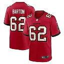 Zennovawear Men's Graham Barton Pick No. 26 Red Player Game Jersey