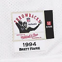 Zennovawear Men's Green Bay Packers 1994 Brett Favre Mitchell & Ness White Throwback Retired Player Jersey