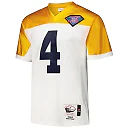 Zennovawear Men's Green Bay Packers 1994 Brett Favre Mitchell & Ness White Throwback Retired Player Jersey