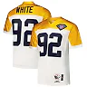 Zennovawear Men's Green Bay Packers 1994 Reggie White Mitchell & Ness White Throwback Retired Player Jersey