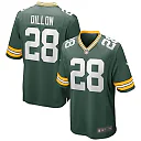 Zennovawear Men's Green Bay Packers AJ Dillon Green Game Jersey