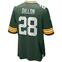 Zennovawear Men's Green Bay Packers AJ Dillon Green Team Game Jersey