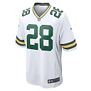 Zennovawear Men's Green Bay Packers AJ Dillon White Game Player Jersey