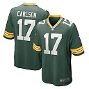Zennovawear Men's Green Bay Packers Anders Carlson Green Game Jersey