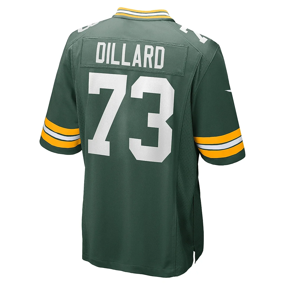 Zennovawear Men's Green Bay Packers Andre Dillard Green Game Jersey