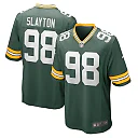 Zennovawear Men's Green Bay Packers Chris Slayton Green Game Player Jersey
