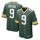 Zennovawear Men's Green Bay Packers Christian Watson Green Game Jersey