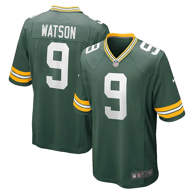 Zennovawear Men's Green Bay Packers Christian Watson Green Game Jersey