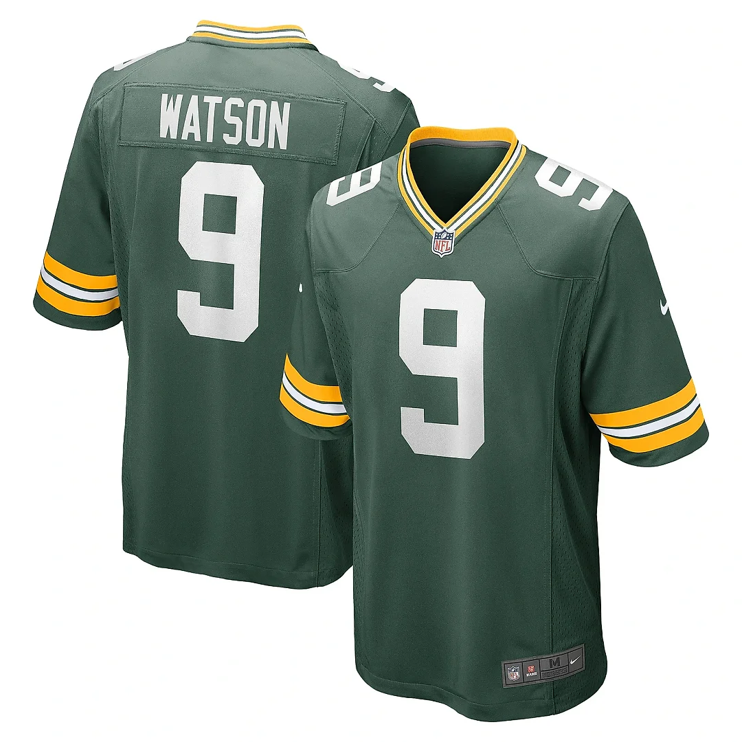 Zennovawear Men's Green Bay Packers Christian Watson Green Game Player Jersey