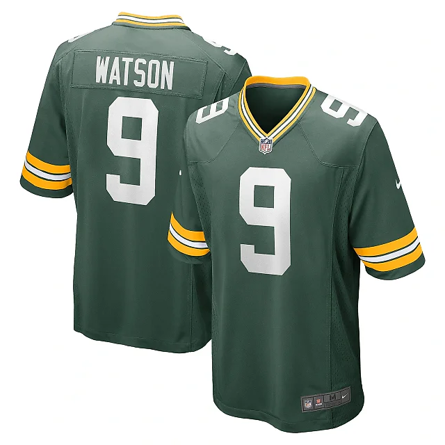 Zennovawear Men's Green Bay Packers Christian Watson Green Game Player Jersey