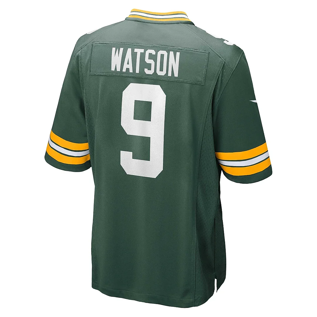 Zennovawear Men's Green Bay Packers Christian Watson Green Game Jersey