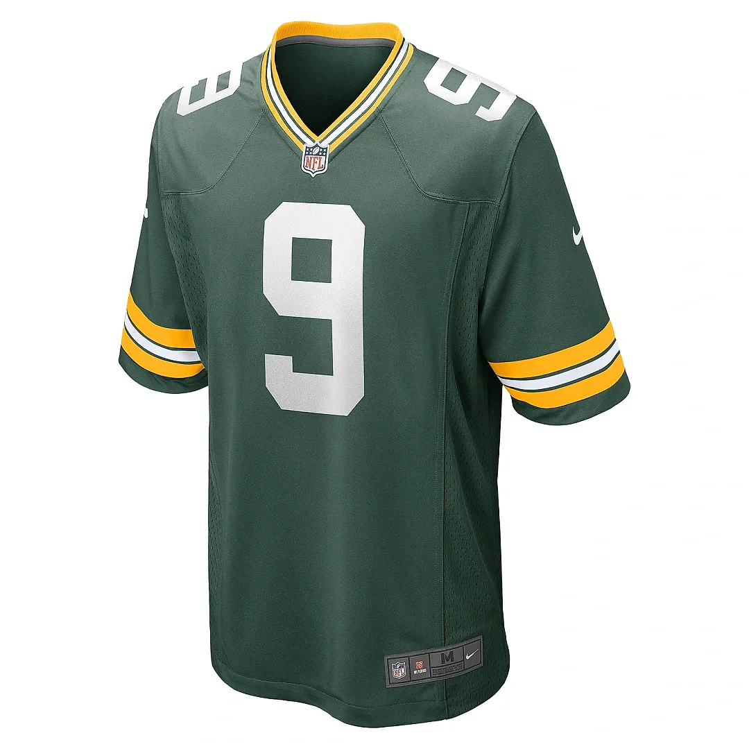 Zennovawear Men's Green Bay Packers Christian Watson Green Game Player Jersey