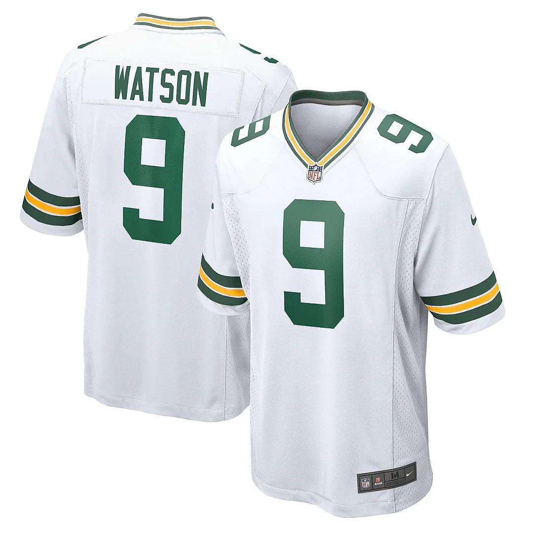 Zennovawear Men's Green Bay Packers Christian Watson White Game Jersey