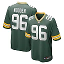 Zennovawear Men's Green Bay Packers Colby Wooden Green Game Jersey