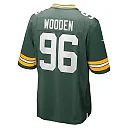 Zennovawear Men's Green Bay Packers Colby Wooden Green Game Jersey