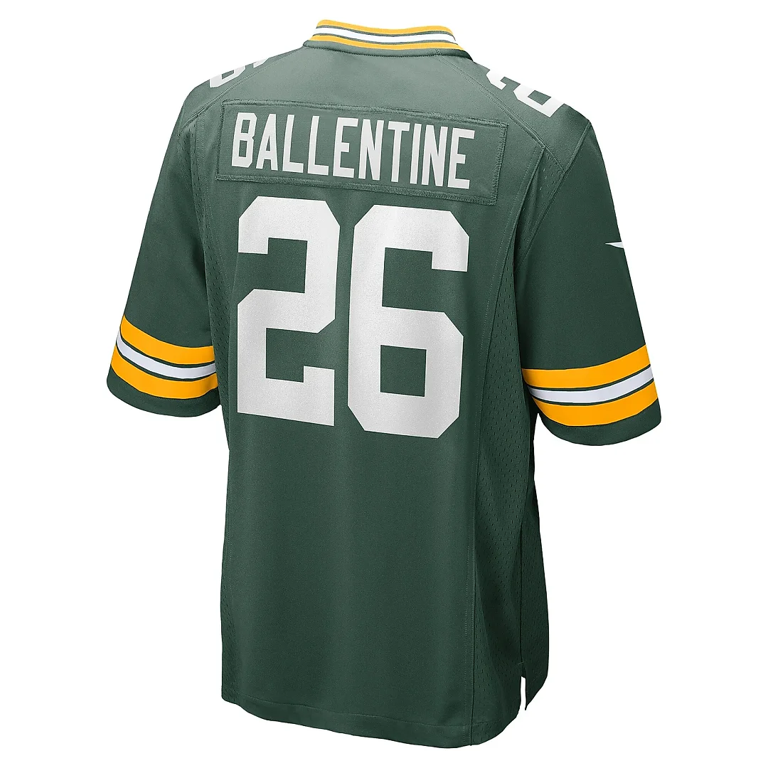 Zennovawear Men's Green Bay Packers Corey Ballentine Green Game Jersey