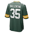 Zennovawear Men's Green Bay Packers Corey Ballentine Green Home Game Player Jersey