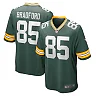 Zennovawear Men's Green Bay Packers Corey Bradford Green Retired Player Jersey