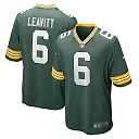 Zennovawear Men's Green Bay Packers Dallin Leavitt Green Game Player Jersey