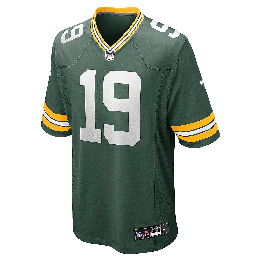 Zennovawear Men's Green Bay Packers Daniel Whelan Green Game Jersey