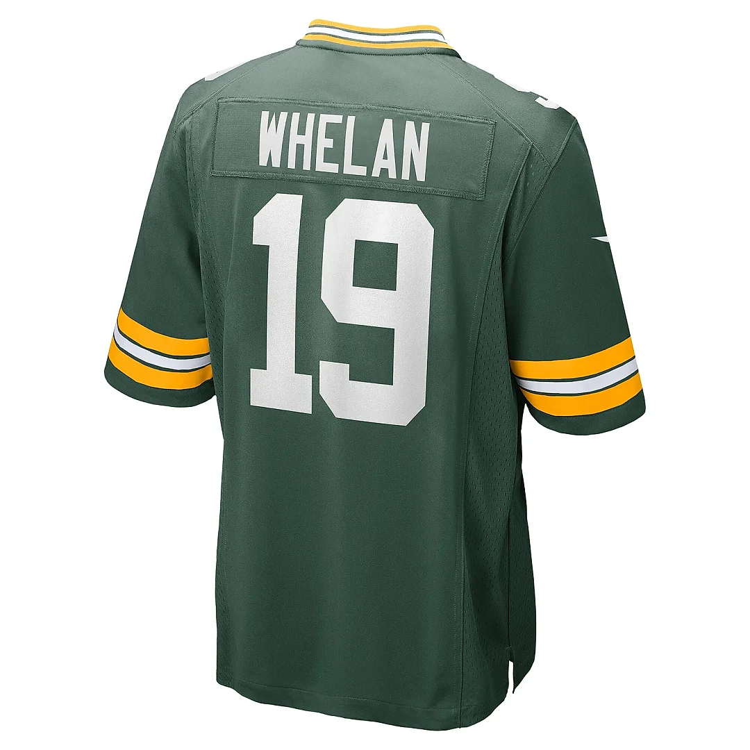 Zennovawear Men's Green Bay Packers Daniel Whelan Green Game Jersey