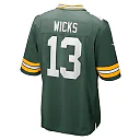 Zennovawear Men's Green Bay Packers Dontayvion Wicks Green Game Jersey