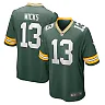Zennovawear Men's Green Bay Packers Dontayvion Wicks Green Game Jersey