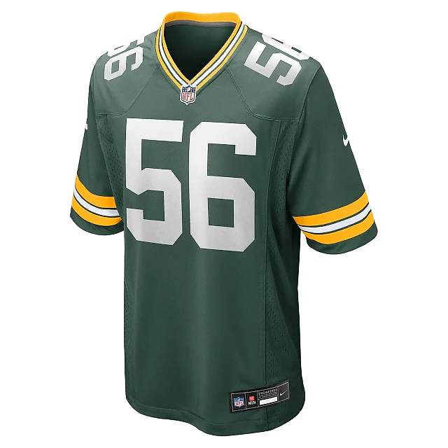 Zennovawear Men's Green Bay Packers Edgerrin Cooper Green Game Jersey