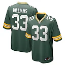 Zennovawear Men's Green Bay Packers Evan Williams Green Game Jersey