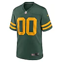 Zennovawear Men's Green Bay Packers Green Alternate Custom Jersey