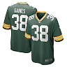 Zennovawear Men's Green Bay Packers Innis Gaines Green Game Jersey