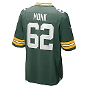 Zennovawear Men's Green Bay Packers Jacob Monk Green Game Jersey