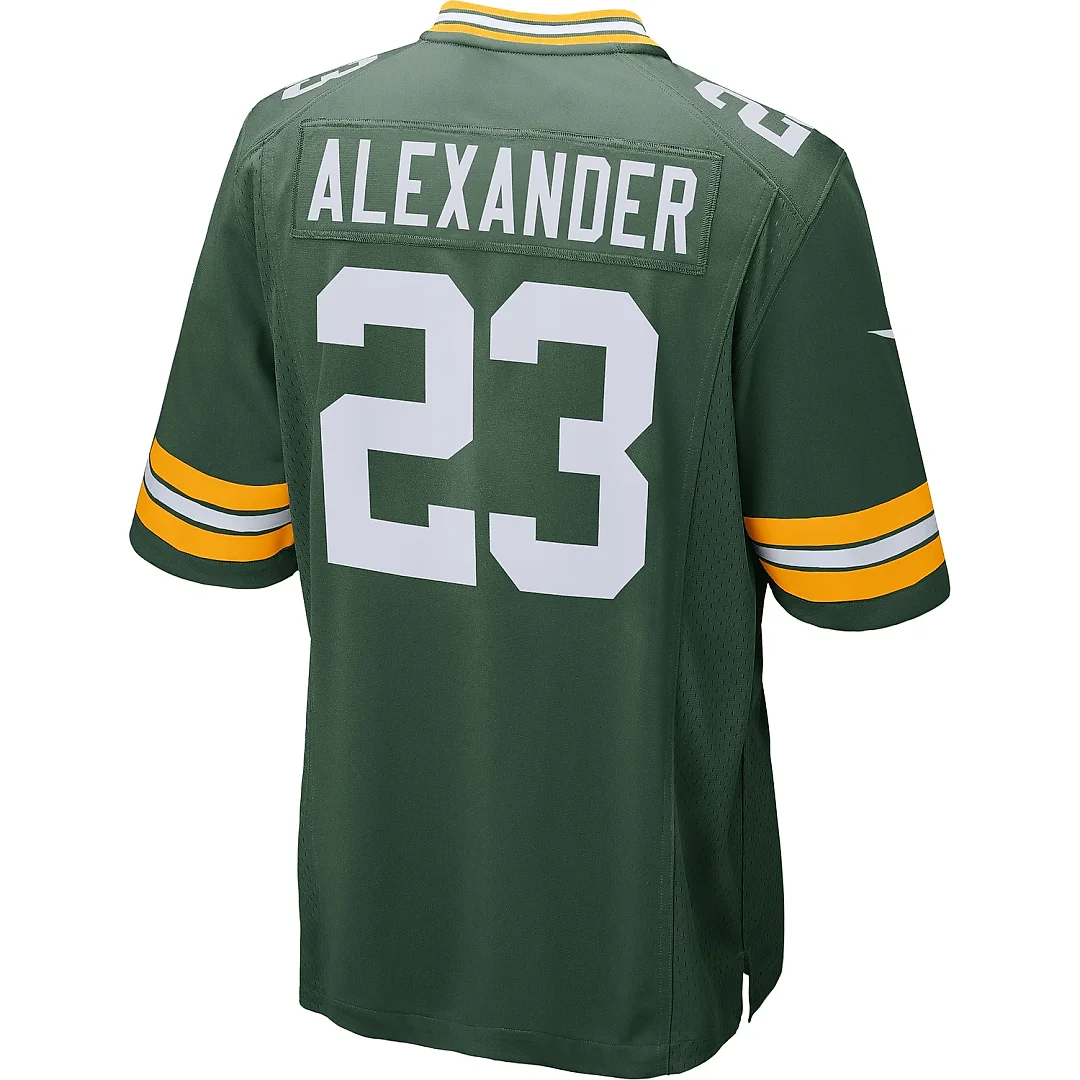 Zennovawear Men's Green Bay Packers Jaire Alexander Green Game Jersey