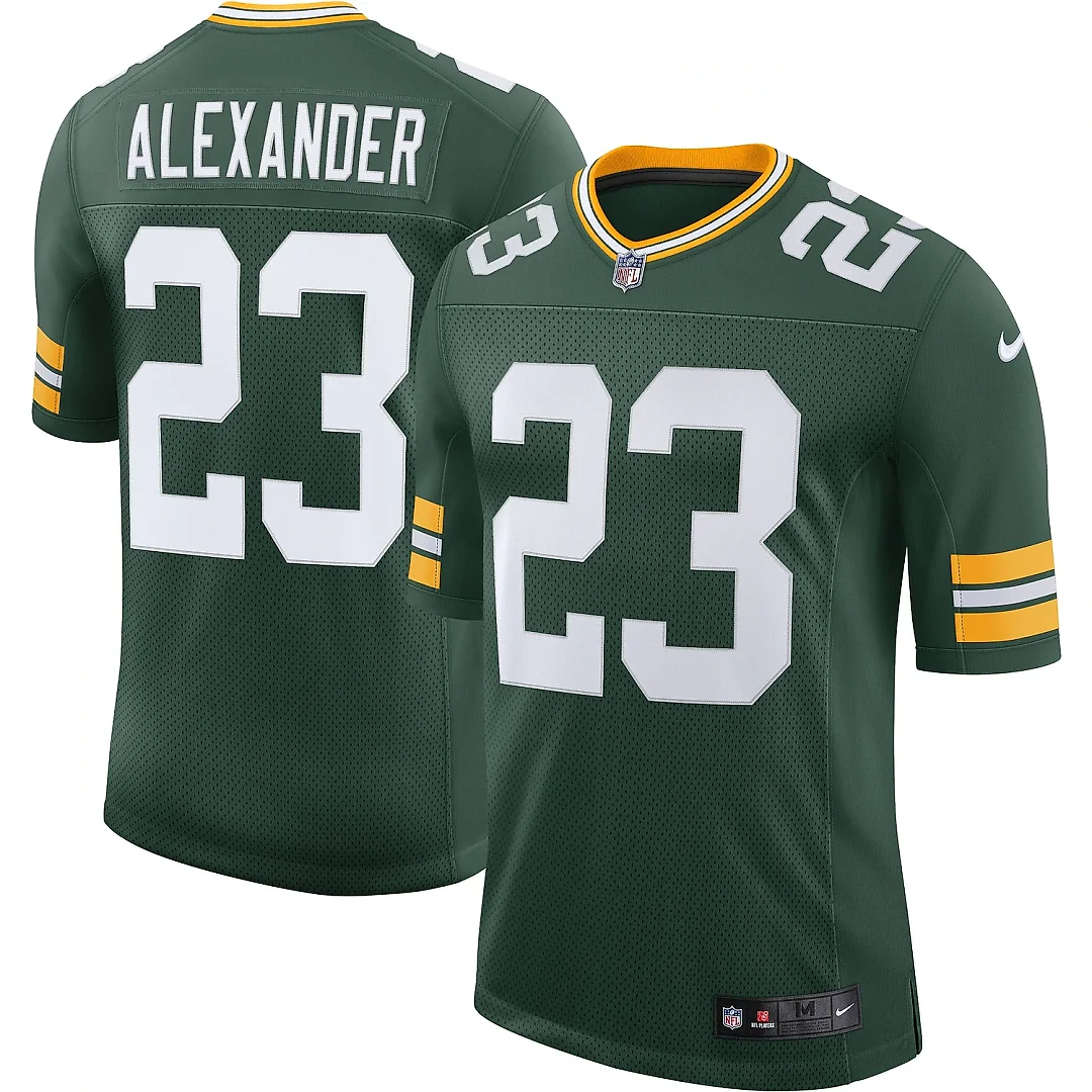 Zennovawear Men's Green Bay Packers Jaire Alexander Green Limited Jersey