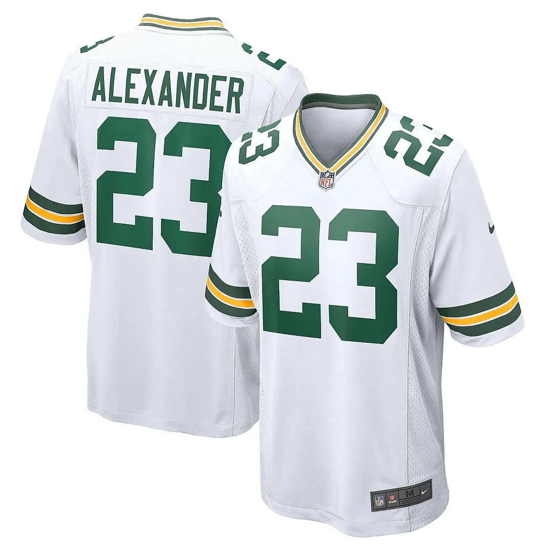 Zennovawear Men's Green Bay Packers Jaire Alexander White Game Player Jersey