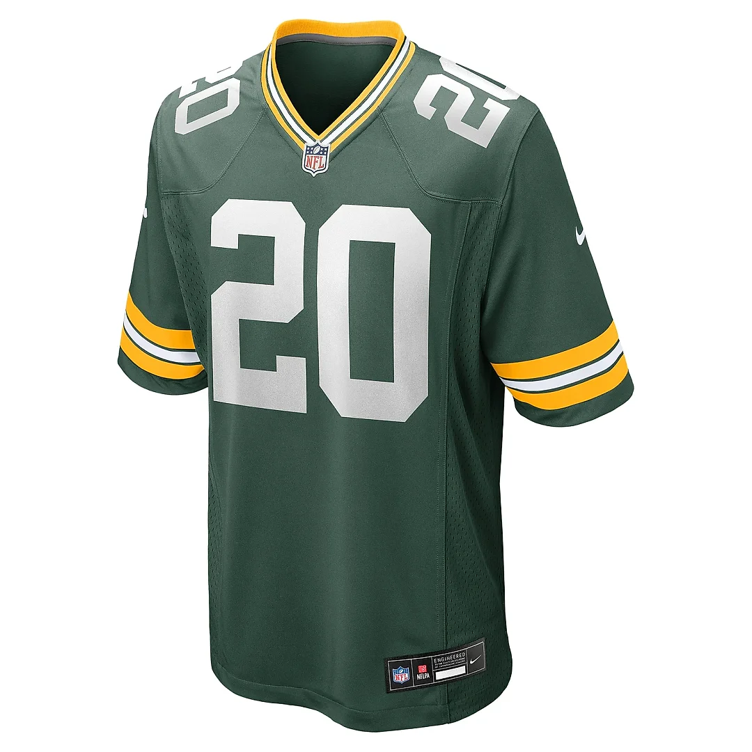 Zennovawear Men's Green Bay Packers Javon Bullard Green Game Jersey