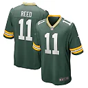 Zennovawear Men's Green Bay Packers Jayden Reed Green Game Jersey