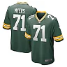 Zennovawear Men's Green Bay Packers Josh Myers Green Game Jersey